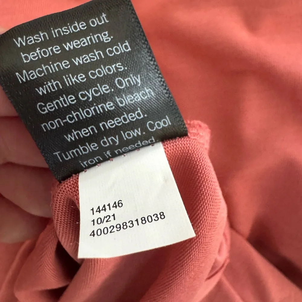 Simply Vera Vera Wang Terracotta Short Sleeve Top - Picture 6 of 6